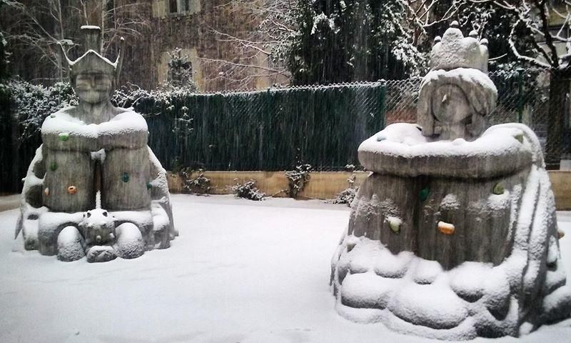 La nevada a Olot.