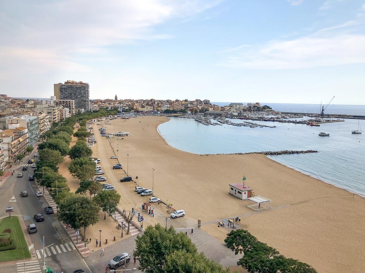 Estat actual del passeig del Mar amb una imatge aèria