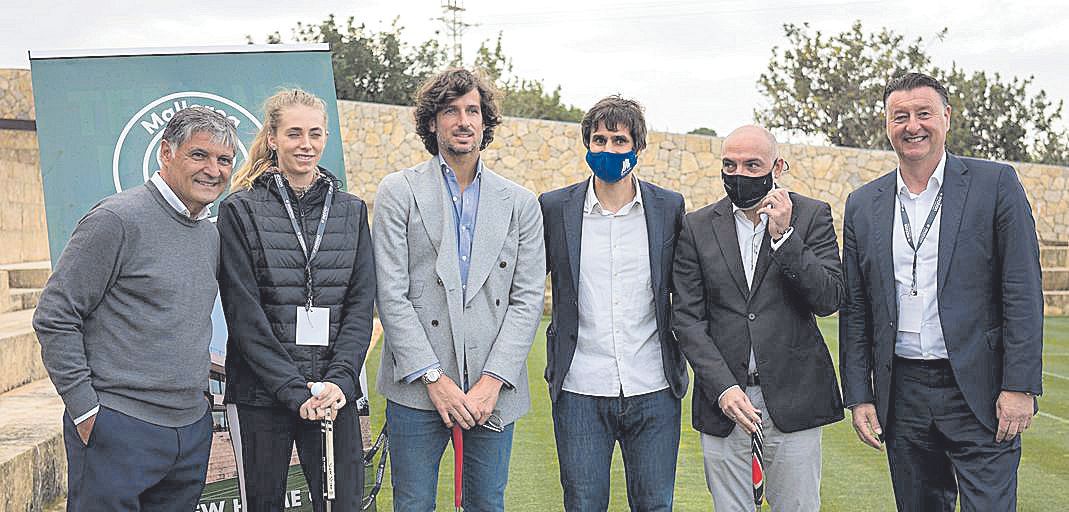 Toni Nadal, Cornelia Lister, Feliciano López, Carles Goyalons y Andreu Serra junto a Edwin Weindorfer, fundador y CEO de Emotion Group.