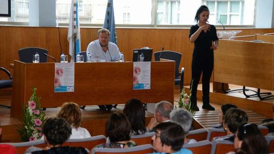 Una de las charlas ofrecidas en la jornada de ayer. // Gonzalo Núñez