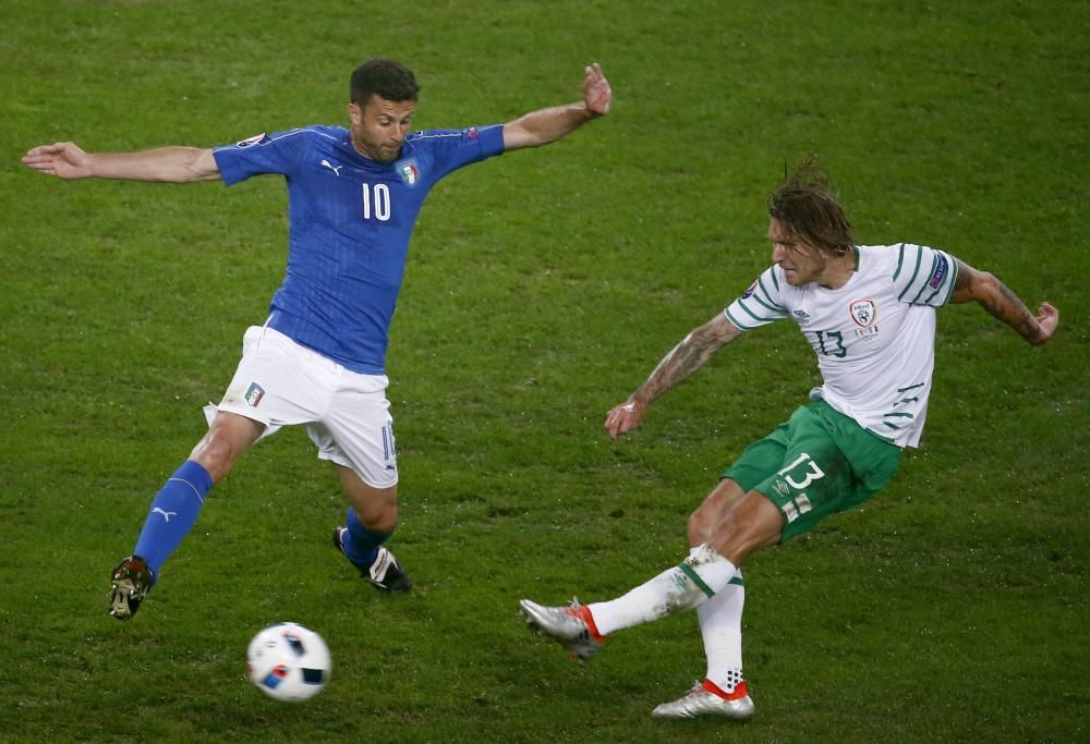 Las mejores imágenes del Italia - Irlanda