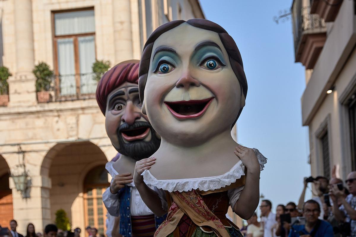 La fiesta del Coprus Cristi celebrada en las calles del centro histórico de Gandia
