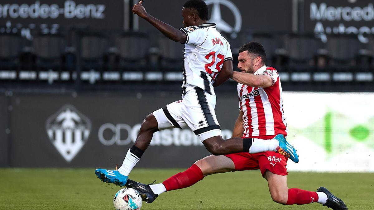 Páblo Vazquez, en el encuentro contra el Castellón.