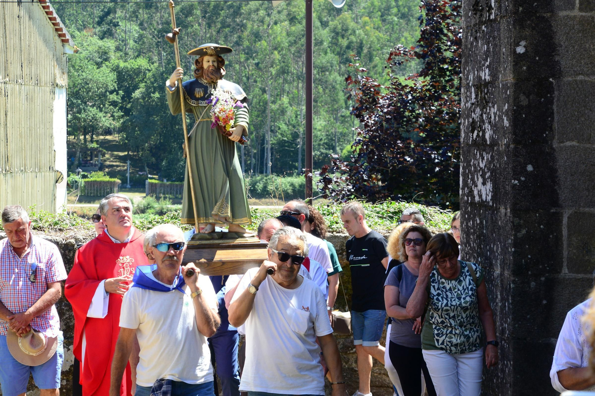 As celebracións do Día de Santiago en Ermelo, "berce do Morrazo"