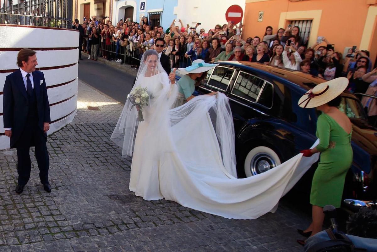 El vestido de novia de Eva González de Atelier Pronovias