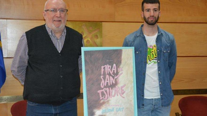 Josep Caelles i Domènec Marmi en la presentació del cartell d&#039;enguany