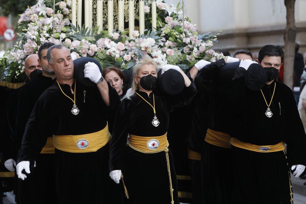 Procesión de Viernes Santo en el Port de Sagunt.