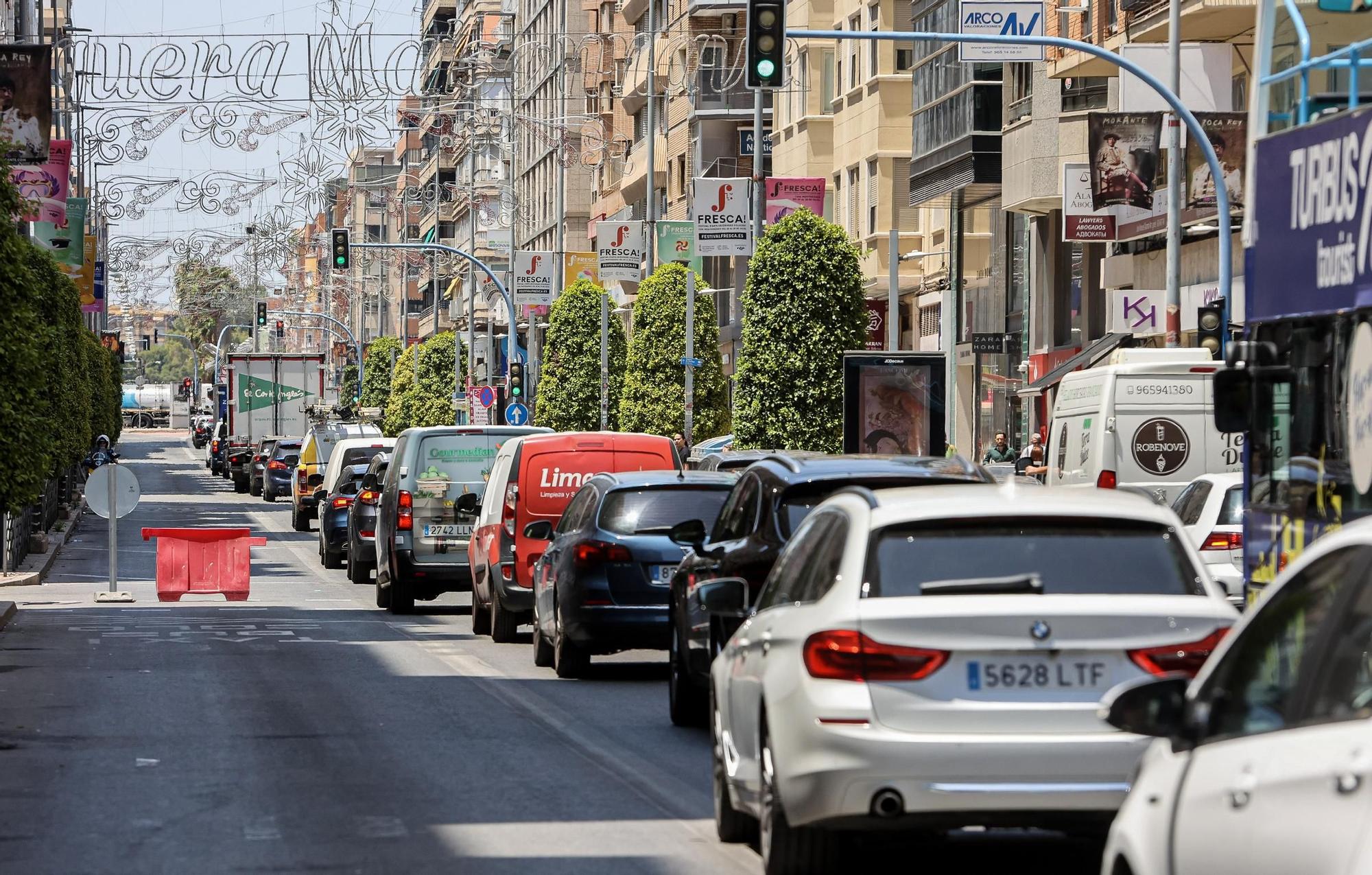 Cortes de tráfico eje Jorge Juan - Canalejas y retenciones en Avenida