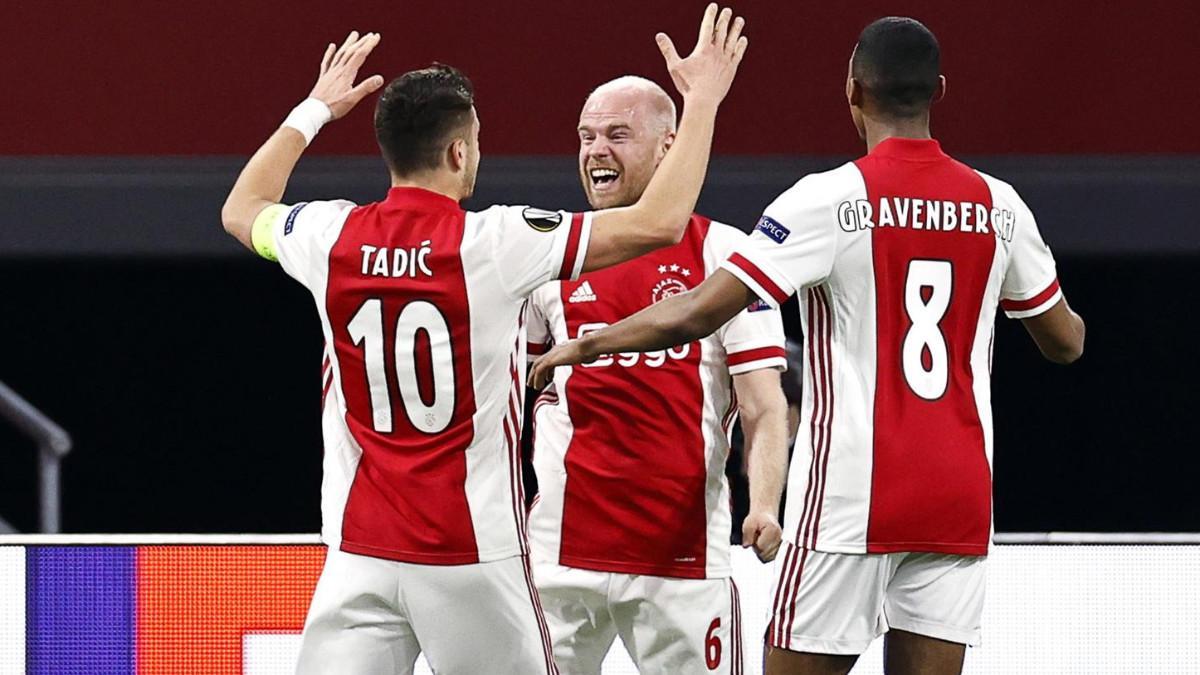 El resumen de la victoria del Ajax ante el Lille