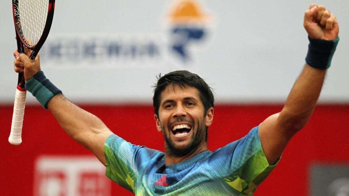 Verdasco celebra su primer título desde el 2014, este lunes en Bucarest.