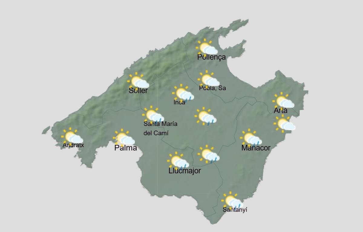 Kaum zu glauben: die Wetterkarte für Sonntag.