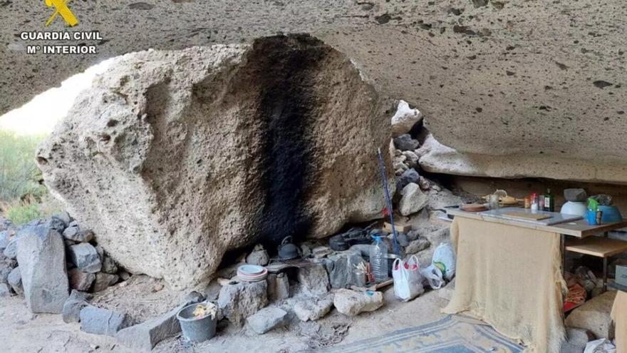 Denunciado por causar daños en una cueva protegida con restos arqueológicos en Tenerife