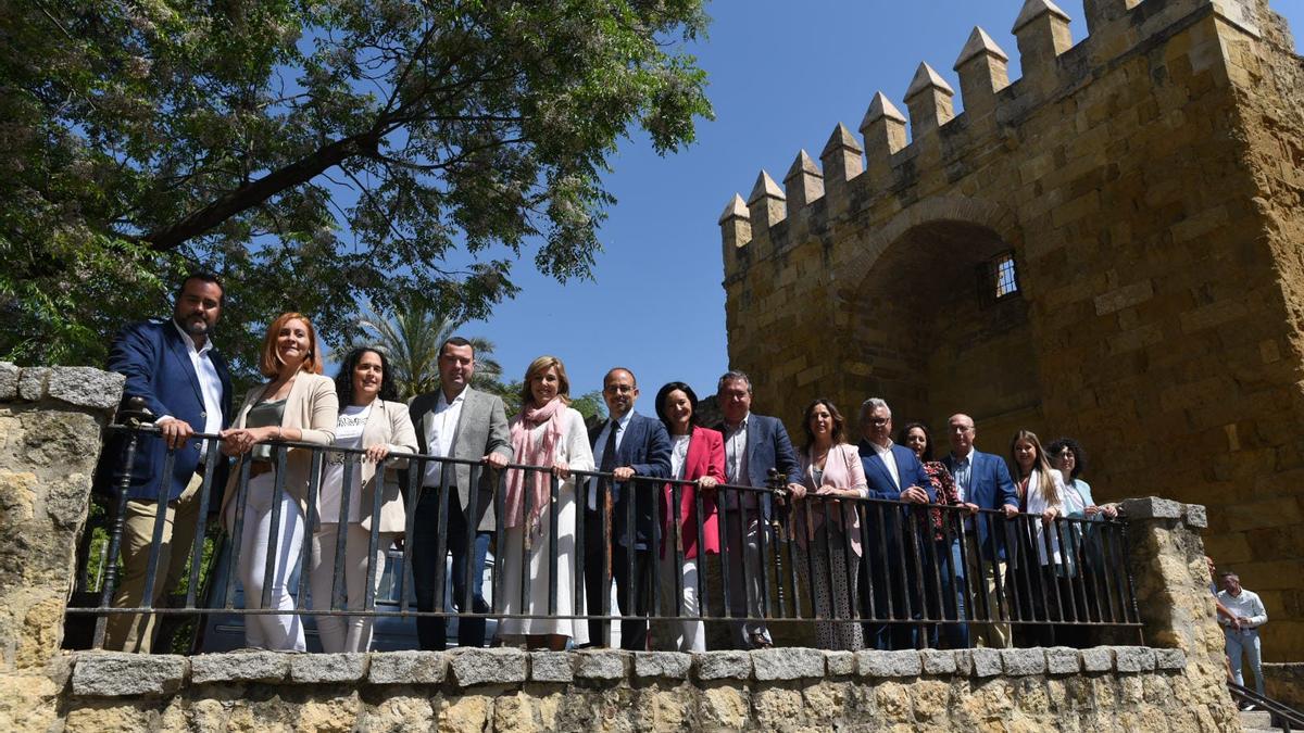 Juan Espadas con la candidatura del PSOE por Córdoba para las elecciones andaluzas del 19J.