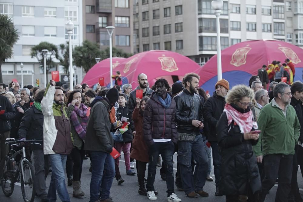 Manifestación contra Israel en Gijón.