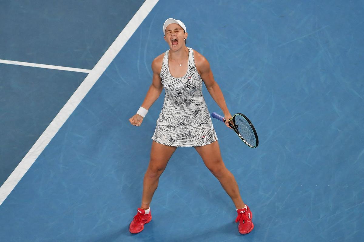 Barty se corona en Australia