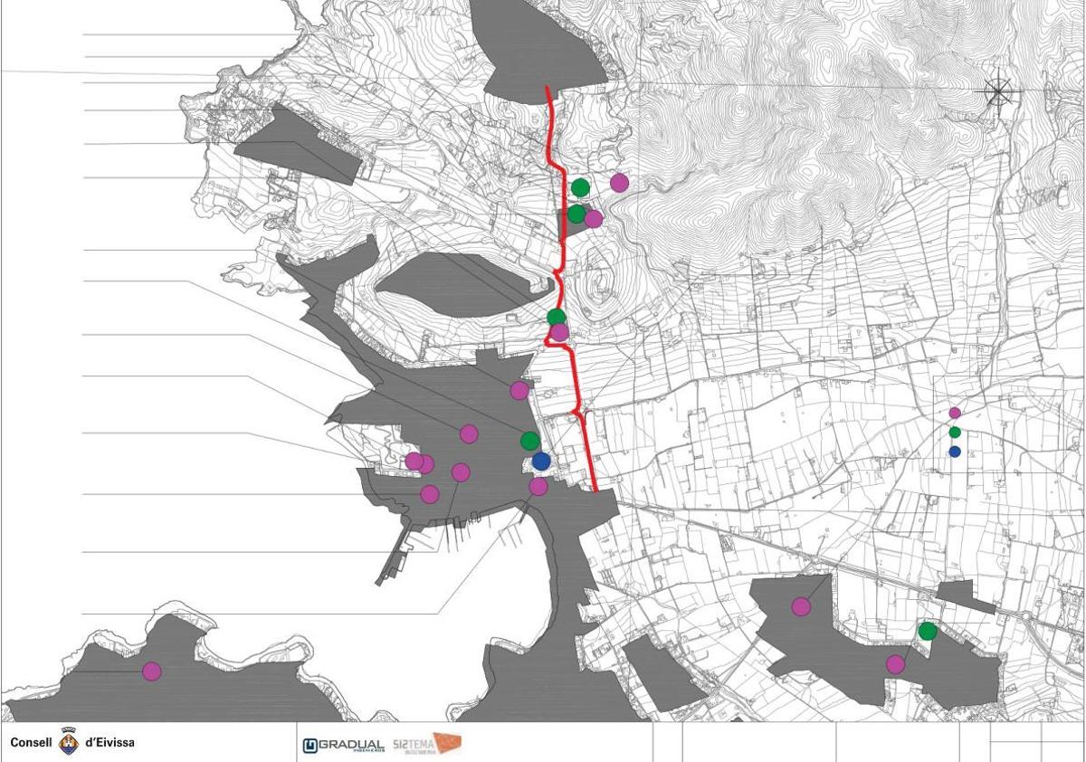 Los planos del proyecto del carril bici de Can Coix
