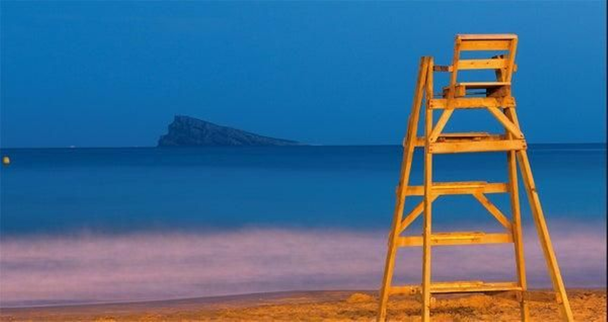 Playa de Levante en Benidorm.