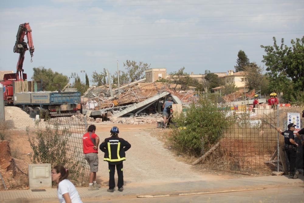 Un obrero de 36 años muere al derrumbarse un edificio en Marratxí