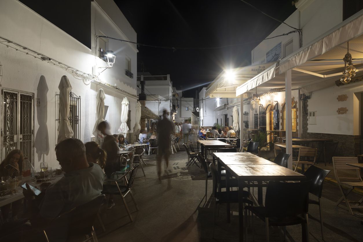 Zona bares en Zahara de los Atunes.