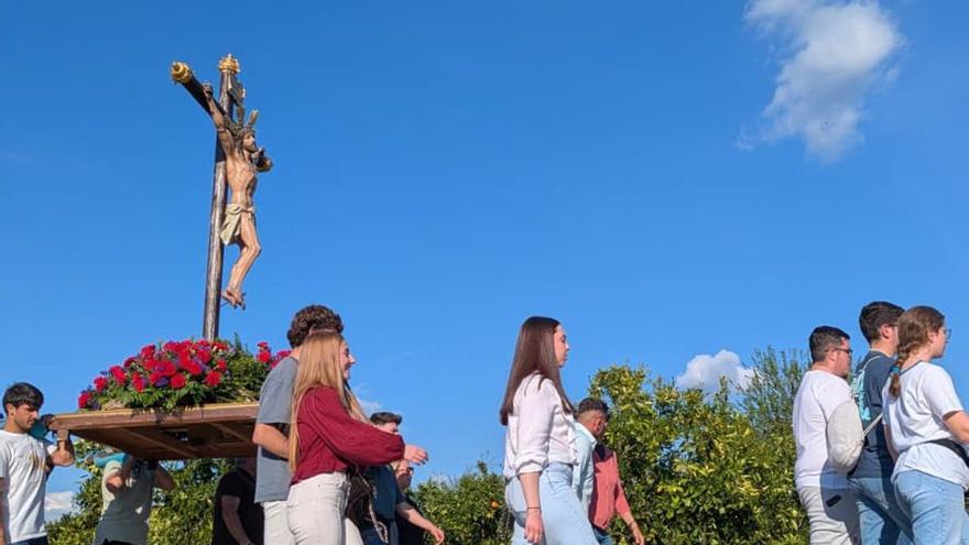 El Cristo de la Salud de Palma del Río realiza su tradicional traslado de Cuaresma