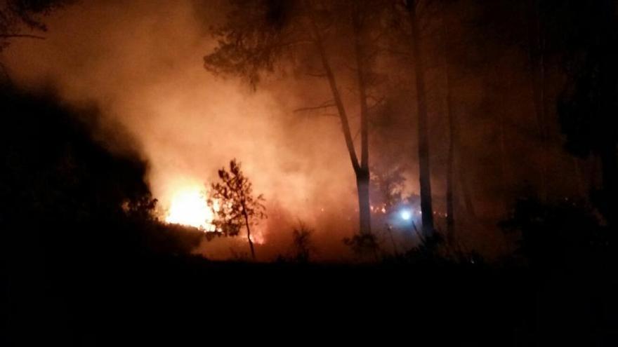 Un conato de incendio quema 1.000 metros cuadrados en la Mariola