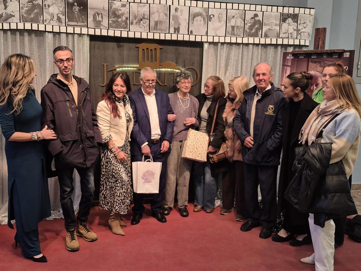 Presentación de la película-documental 'Solo pienso en ti' en el Teatro El Jardinito de Cabra, este lunes.