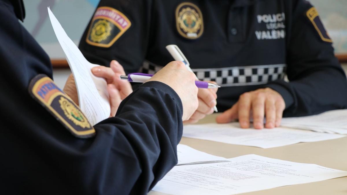 Grupo GAMA de la Policía Local de València.