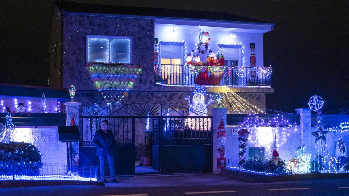 Así luce la casa de Maricarmen en Santa Mariña. // BRAIS LORENZO