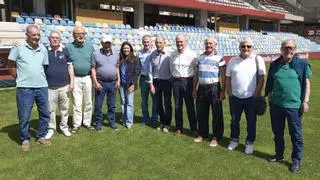 Los exjugadores del Atlético Pontevedrés se juntaron un año más