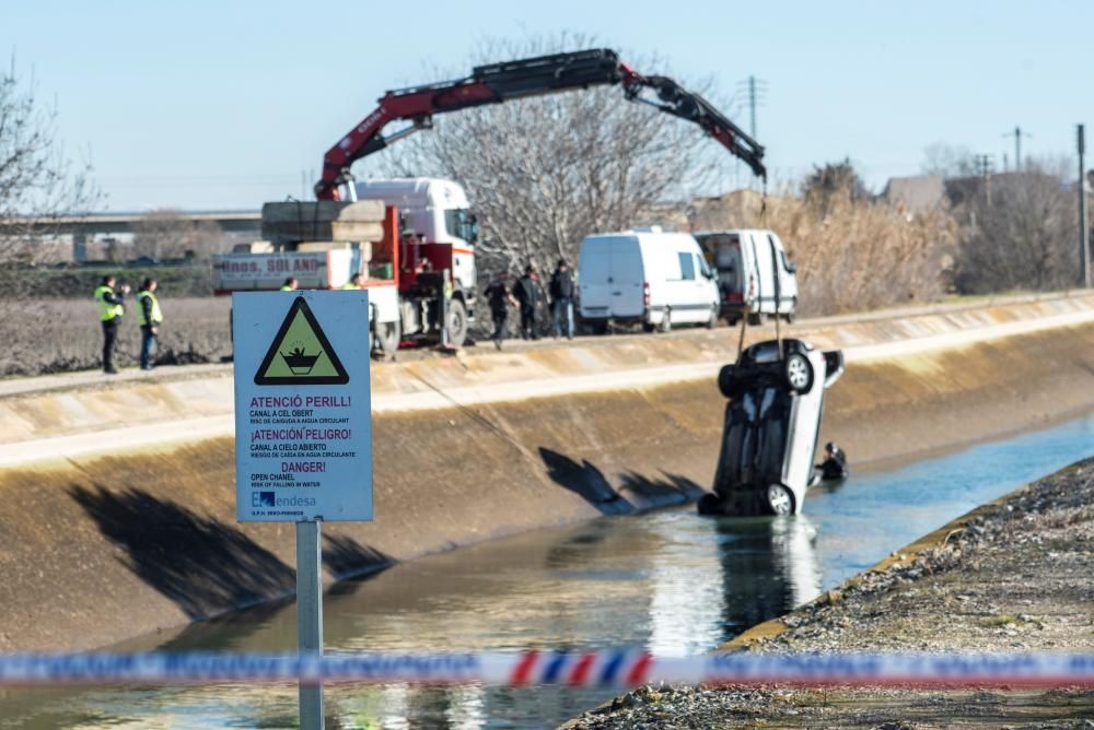 Rescat del vehicle de la dona desapareguda a Lleida