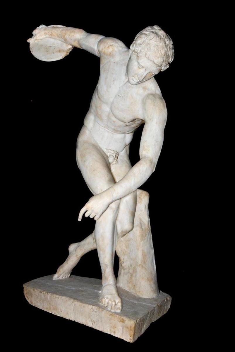 Escultura Discóbolo Mirón copia