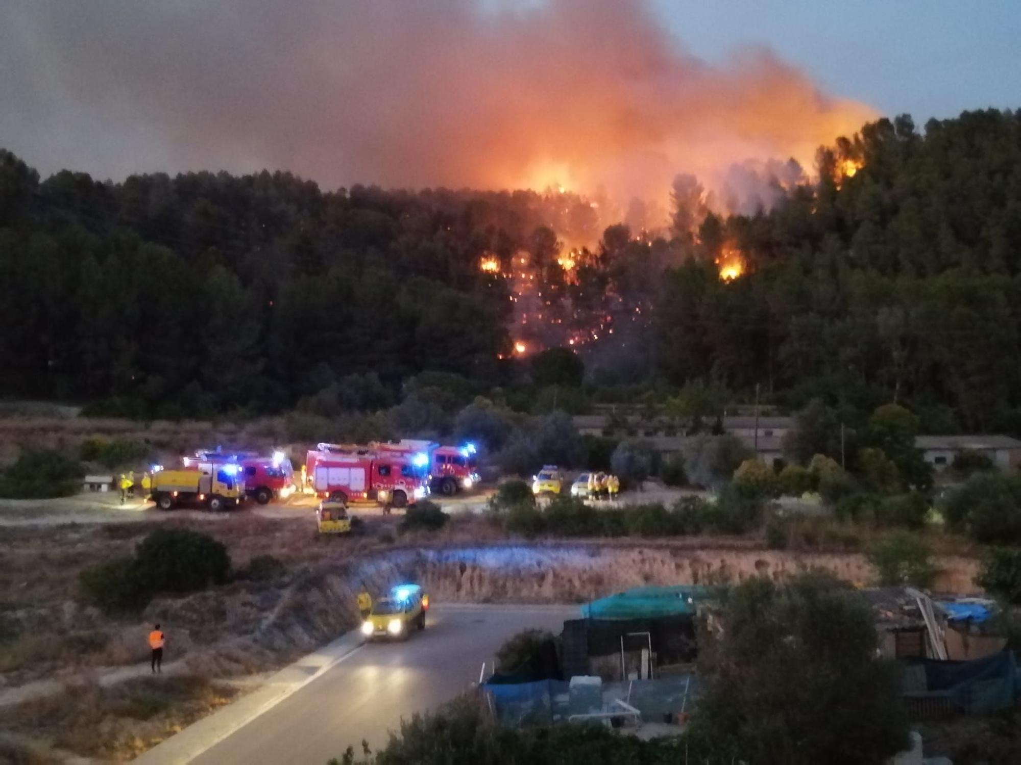 Incendi a Sant Vicenç de Castellet (12 de juliol)