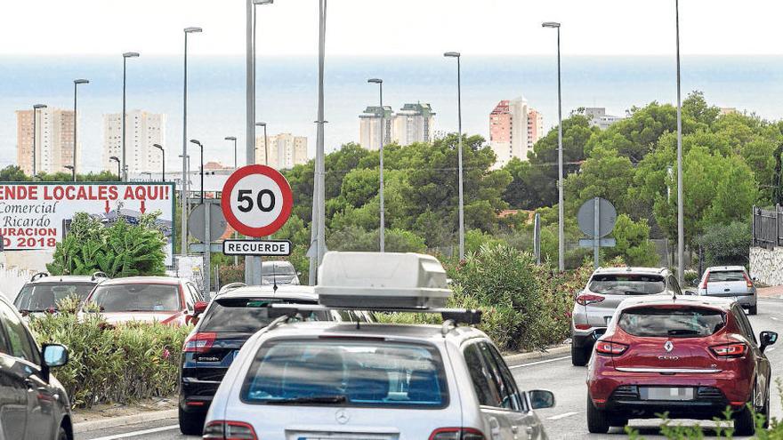 El Consell limita la velocidad a 50 km/h en el tramo entre La Nucía y Benidorm