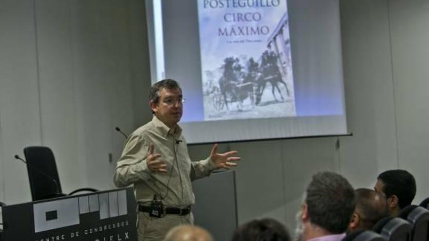 Santiago Posteguillo abre con una conferencia el Certamen de Teatro Grecolatino de La Alcudia