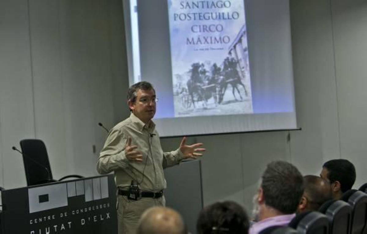 Santiago Posteguillo abre con una conferencia el Certamen de Teatro Grecolatino de La Alcudia