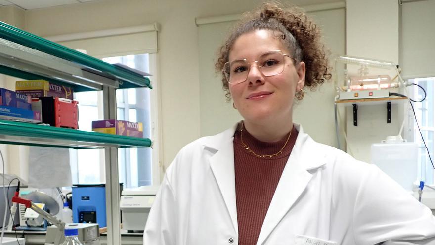 Alejandra García es la ganadora de uno de los premios Marie Tharp del CIM-UVigo con un vídeo divulgativo sobre el caracol de barro