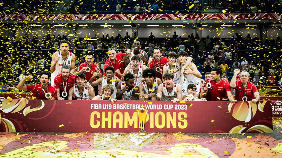 España ganó por segunda vez en su historia el Mundial Sub-19 tras hacerlo en 1999