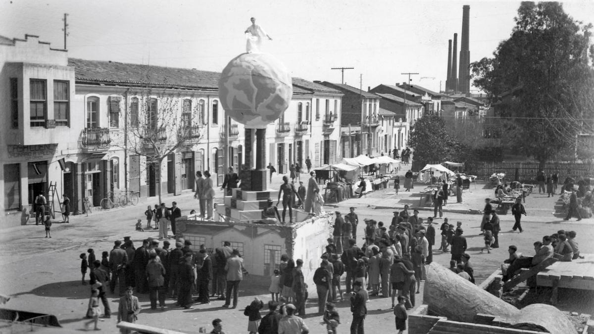 Falla Luis Cendoya en 1945.