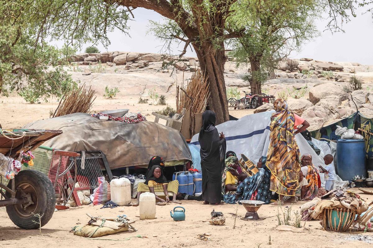 Éxodo de refugiados sudaneses hacia El Chad