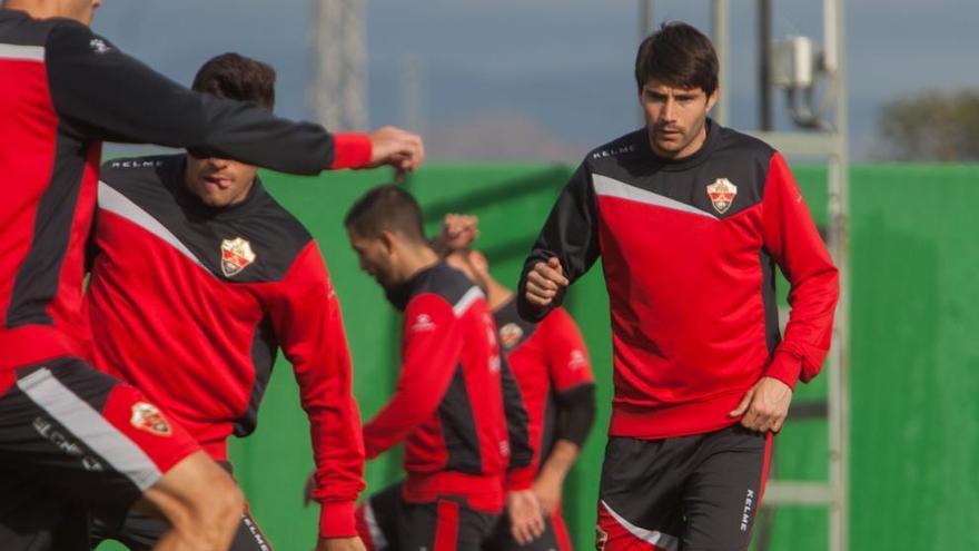 Álex Felip, en el entrenamiento