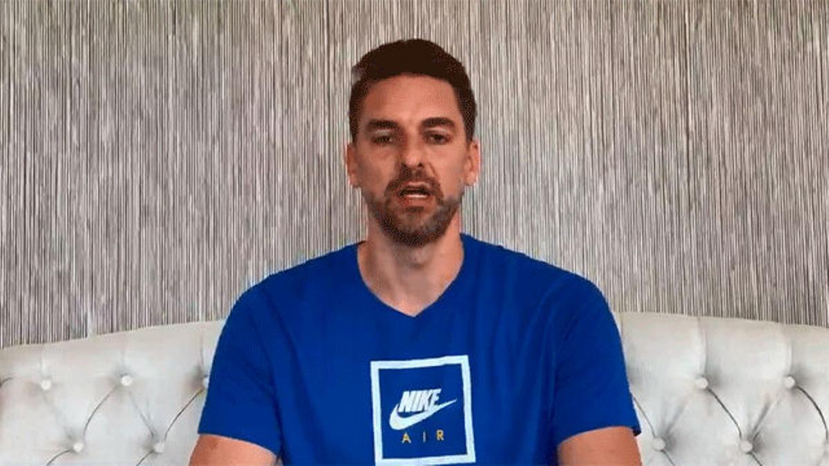 Pau Gasol: "No dejemos de agradecer a los sanitarios su labor"