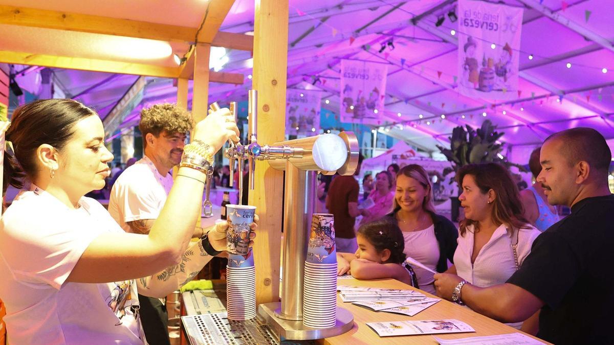 Imagen de la última Feria de la Cerveza en Ibiza.