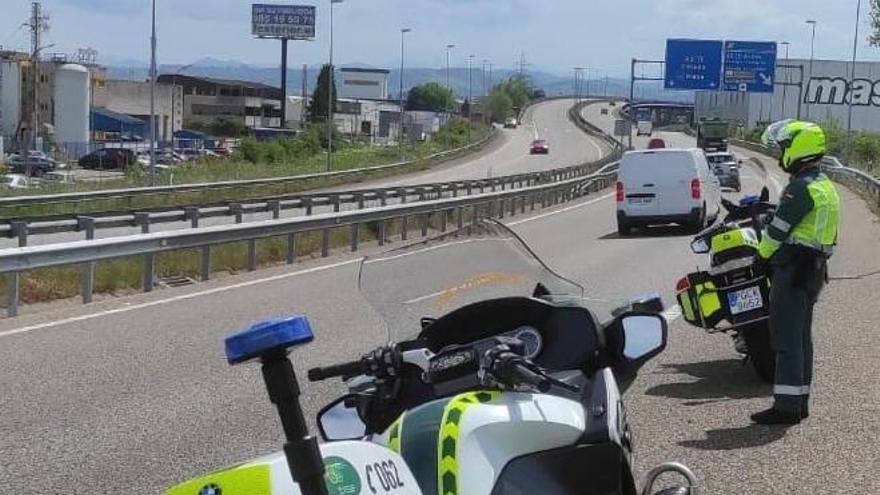 Imagen de la zona donde se produjo el siniestro facilitada por la Guardia Civil.