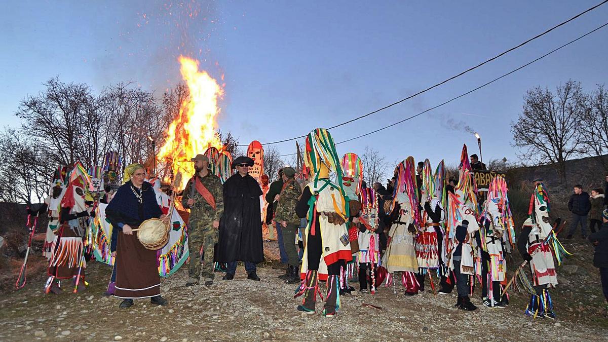 Celebración de La Visparra en Vigo de Sanabria. | A. S.