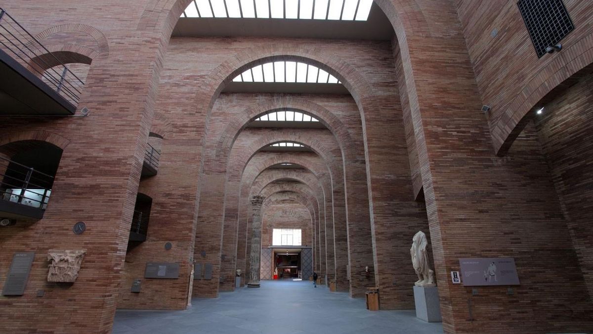Archivo - Nave principal del Museo Nacional de Arte Romano de Mérida (MNAR).