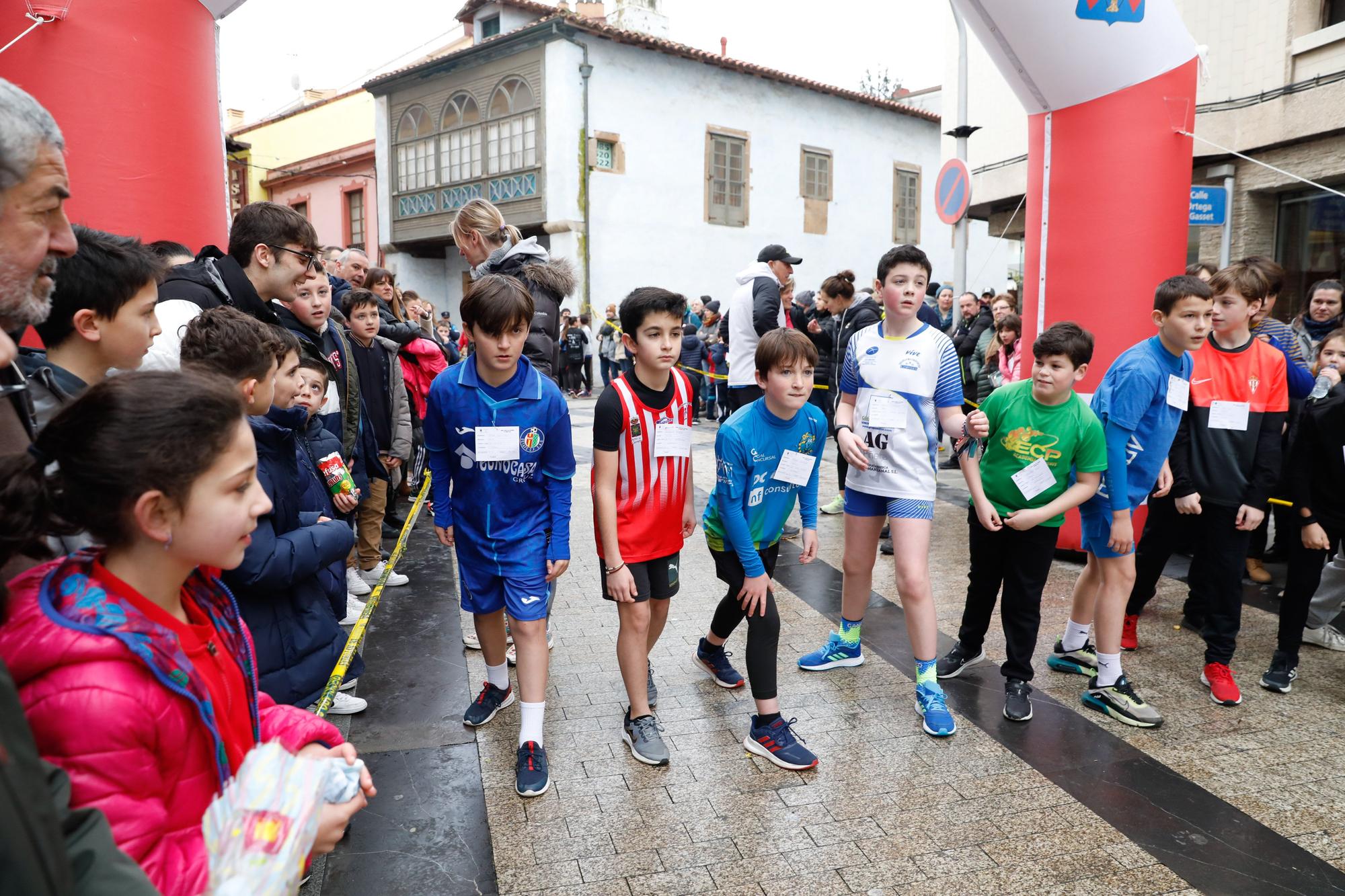 La 41ª edición del cross escolar, primera diversión de las Fiestas del Cristo del Socorro de Luanco