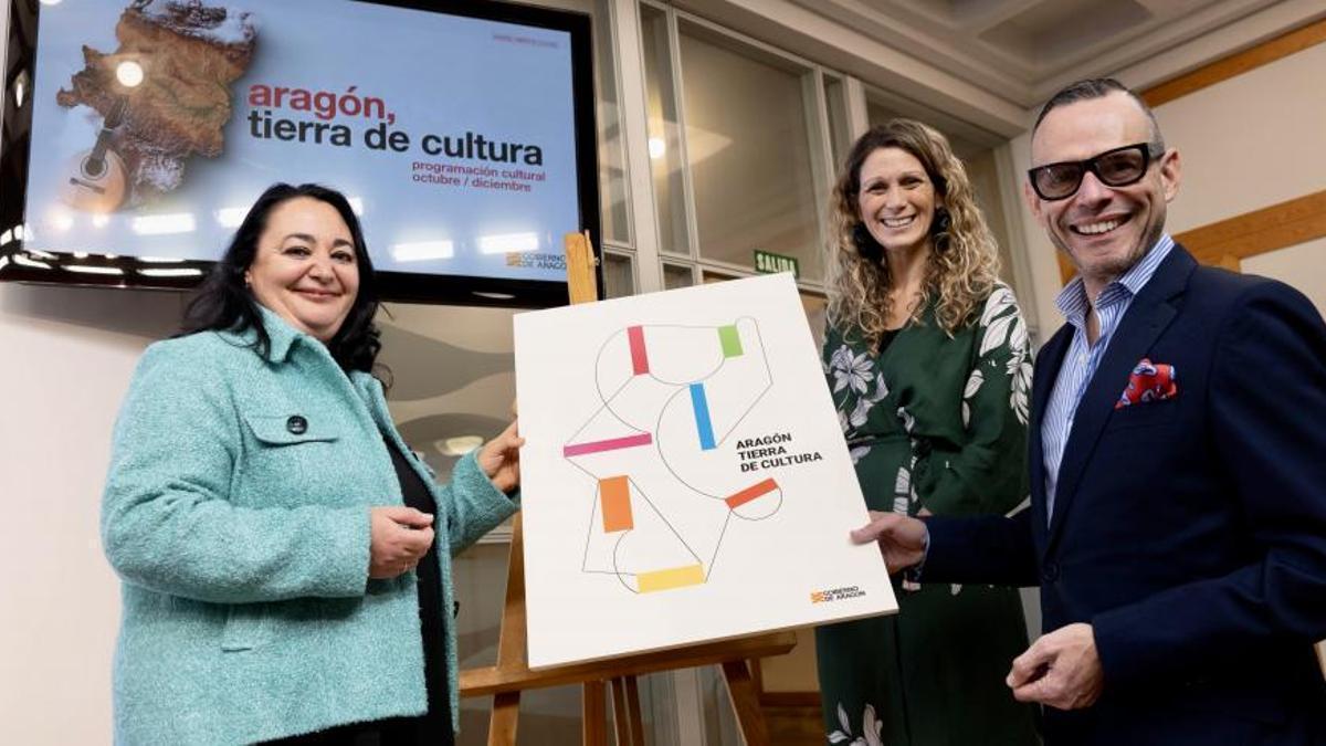 La presentación del ciclo 'Aragón, tierra de cultura'.