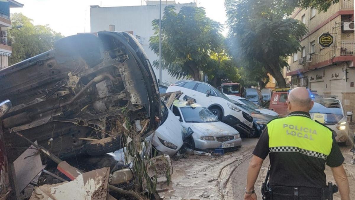 Javier Belenguer lleva desde el viernes pasado ejerciendo de policía en Massanassa.