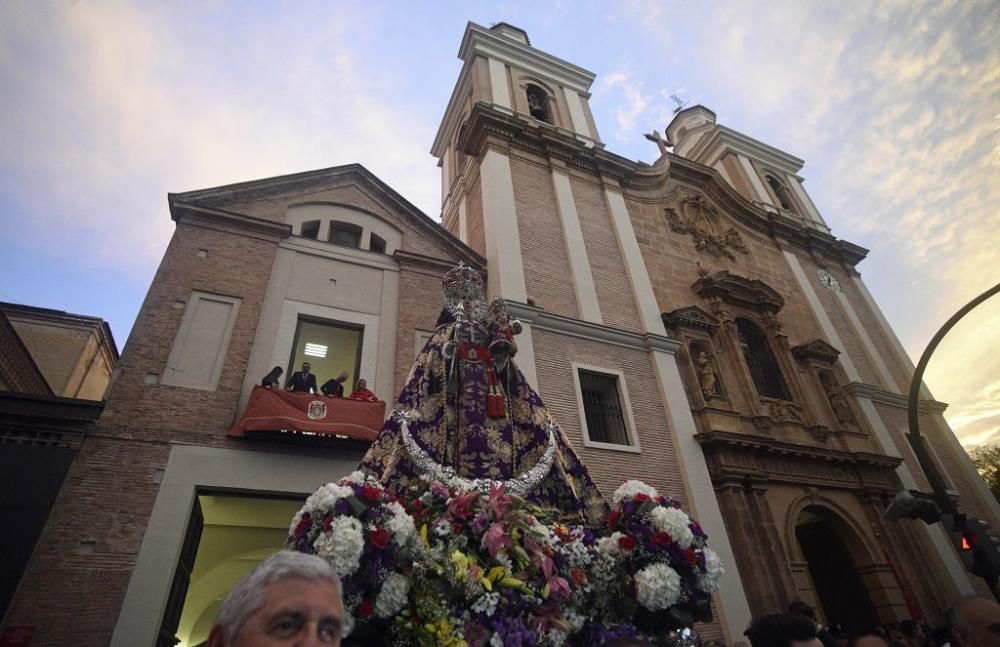 Bajada de la Fuensanta a la Catedral de Murcia