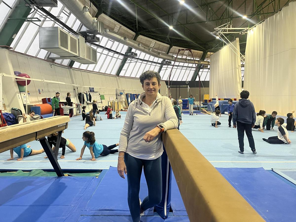 Virgina Navarro, entrenadora y exgimnasta olímpica